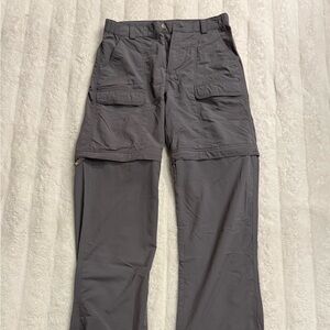 White Sierra Boys Convertible Hiking Pants